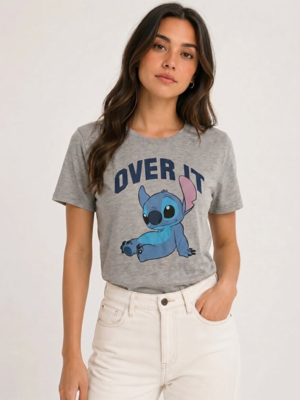 Disney Ladies Stitch TShirt (LARGE)